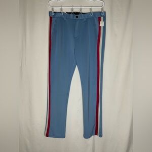 NWT Stacy Adams Light Blue Tuxedo Trousers w/ Side Stripe - XXL